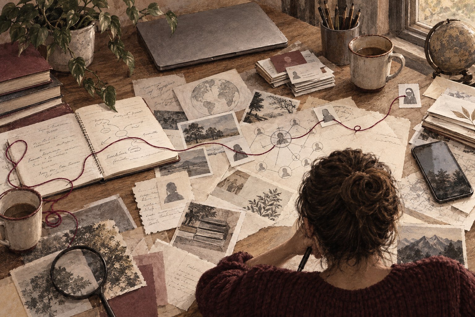 A personal search across notes, contacts and fragmented professional networks.